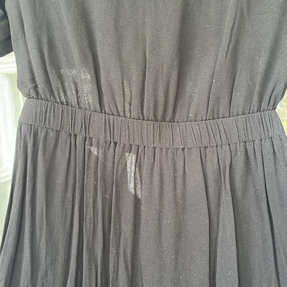 Ann Taylor black midi dress with back cutout size small - Picture 7 of 11